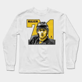 Evgeni Malkin Pittsburgh Number Long Sleeve T-Shirt